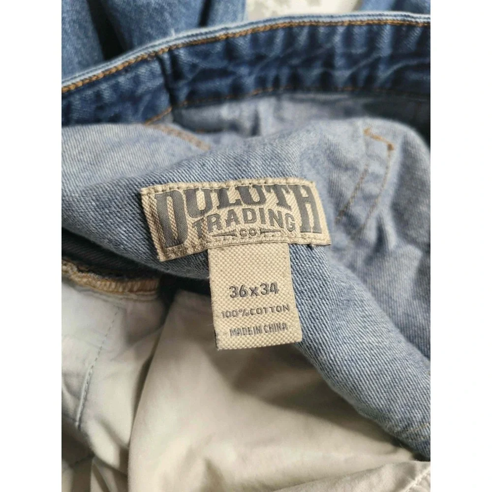 Duluth‎ Trading Co Men's Denim Jeans 36x34 100% Cotton